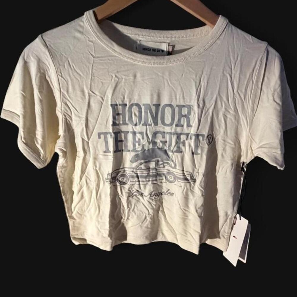 Honor the gift cream t shirt